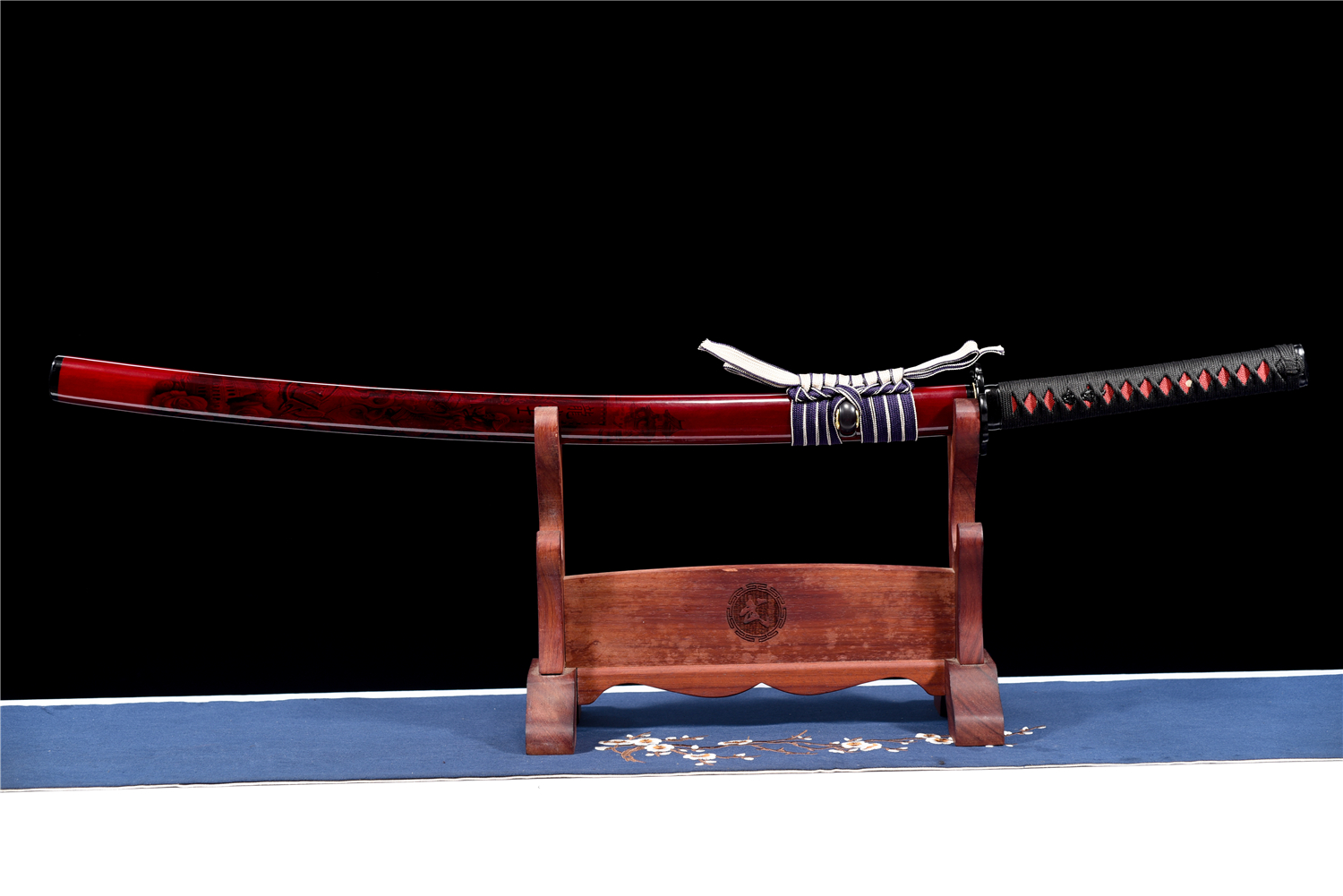 赤血武士石洗花纹钢圈圈纹- 刀剑产品网