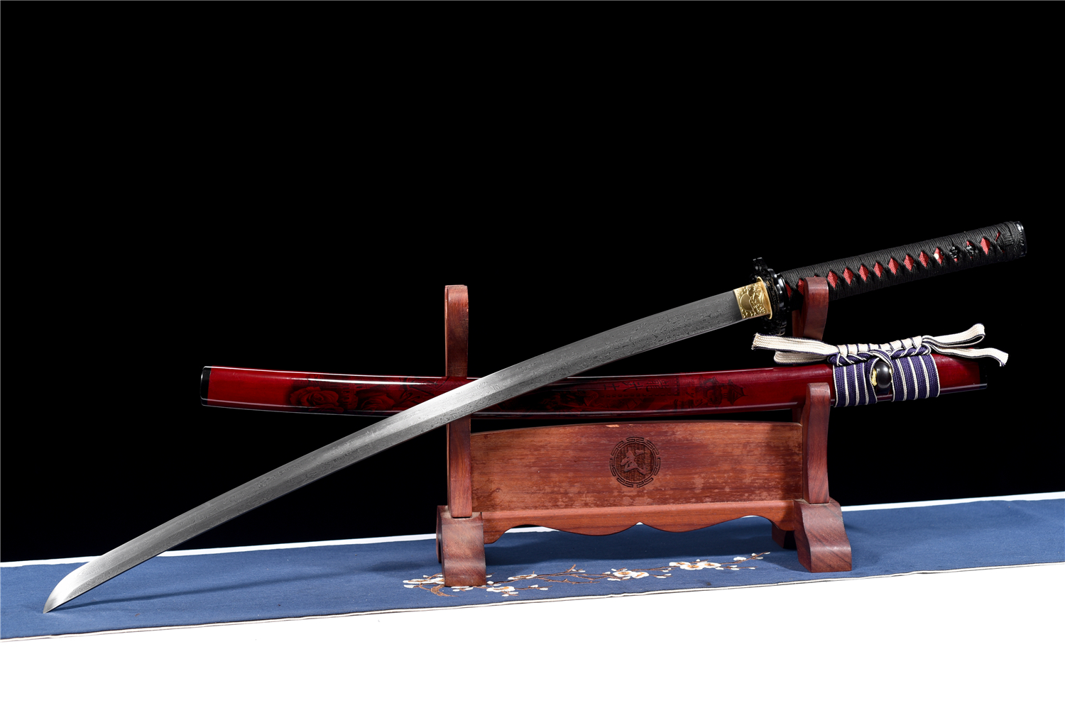 赤血武士石洗花纹钢圈圈纹- 刀剑产品网