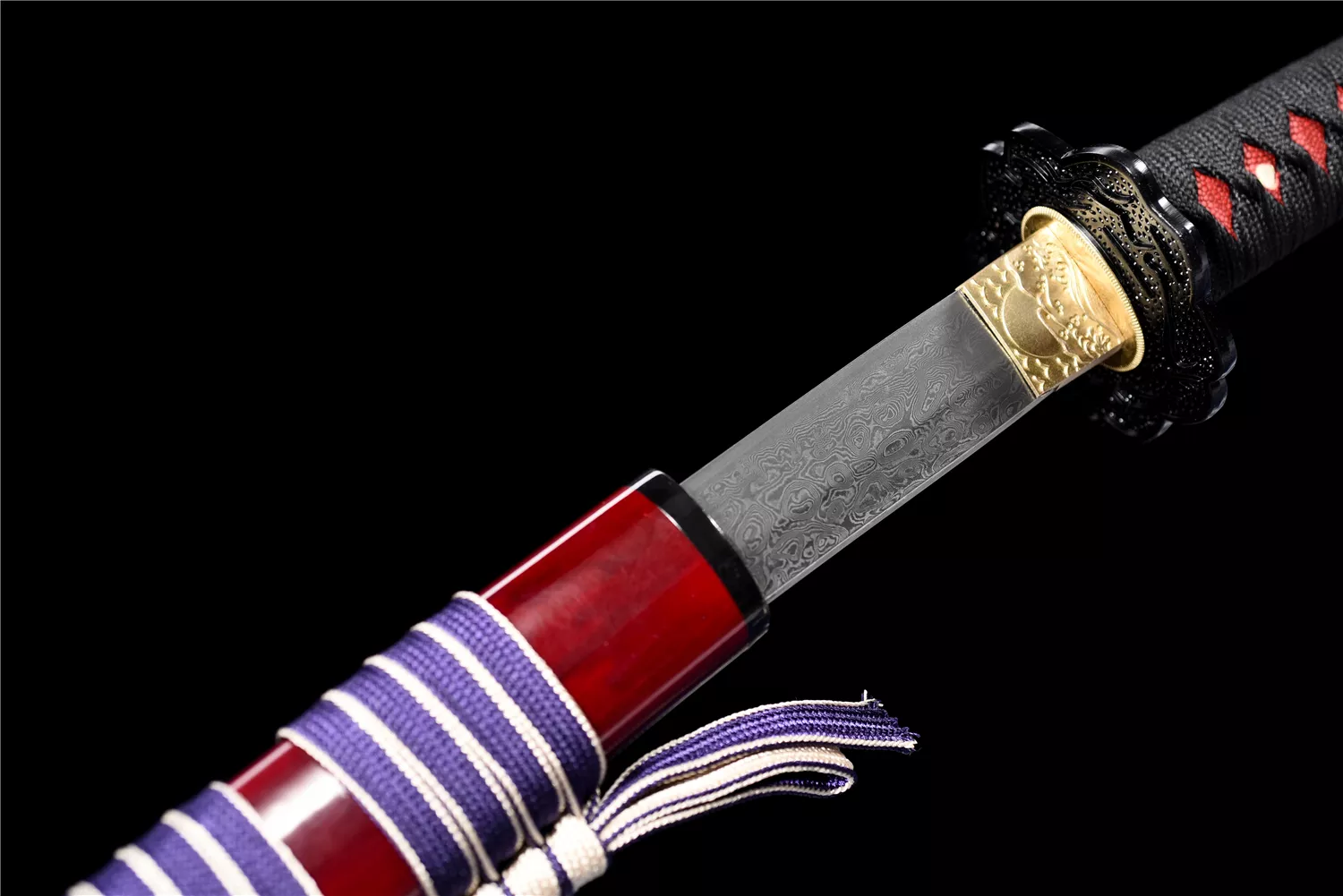 赤血武士石洗花纹钢圈圈纹- 刀剑产品网