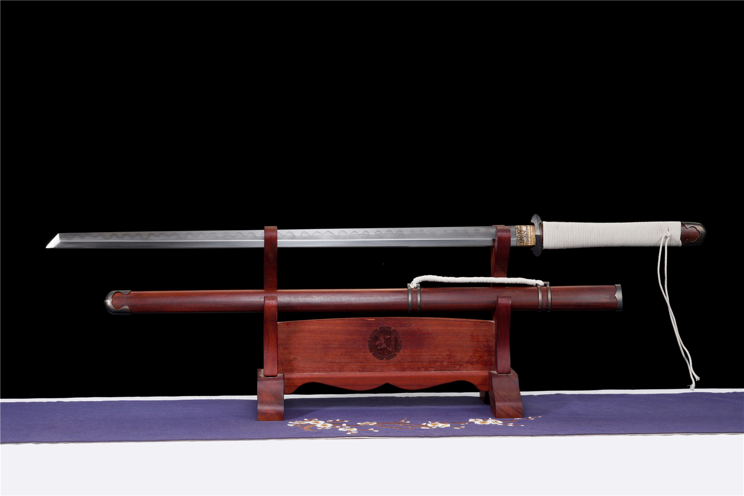 烏木簡装唐刀』古兵器 武具 刀装具 日本刀 模造刀 横刀