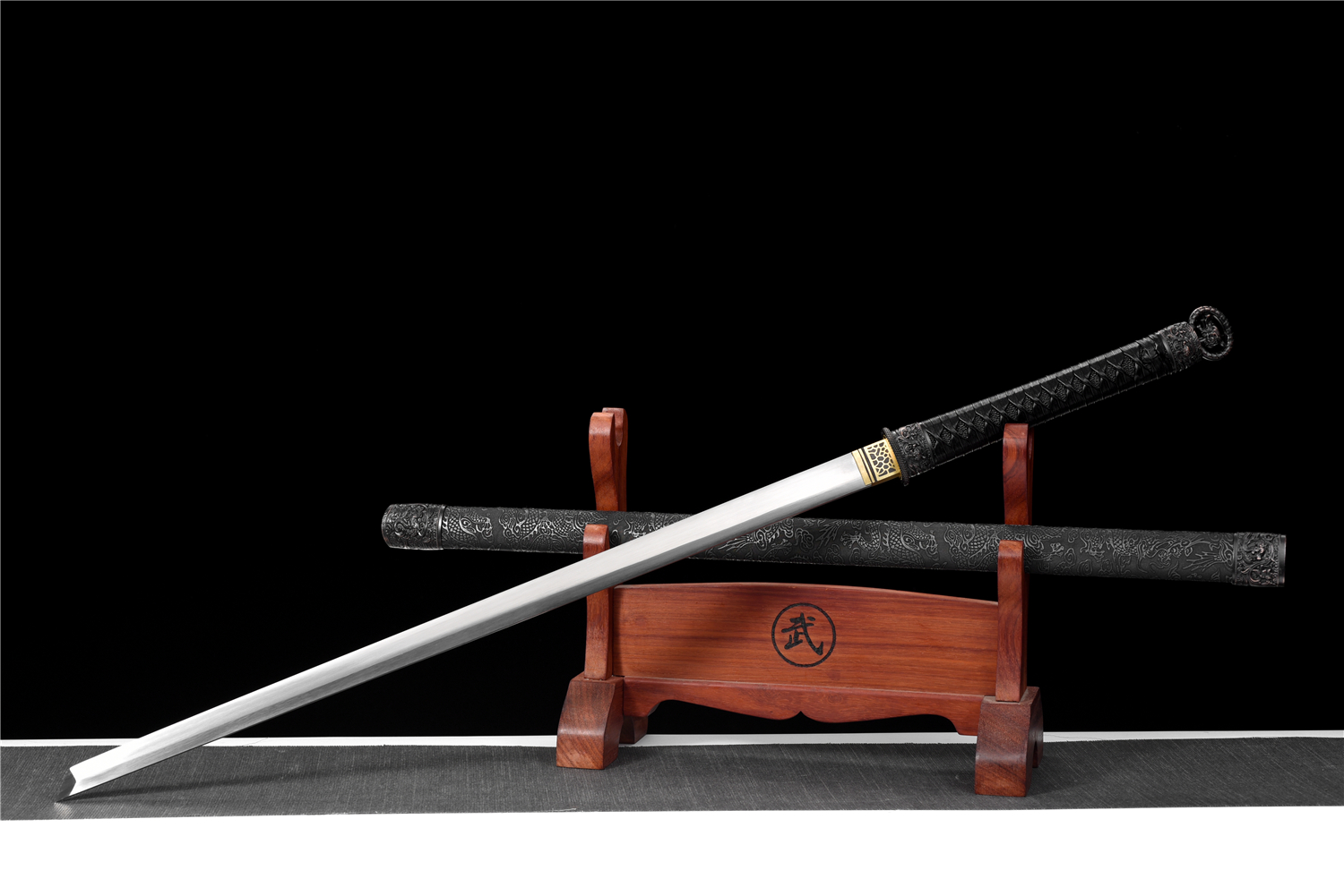 龍紋環首刀 唐横刀 模造刀 武具 刀装具 居合刀 武術 鑑賞用 贈り物