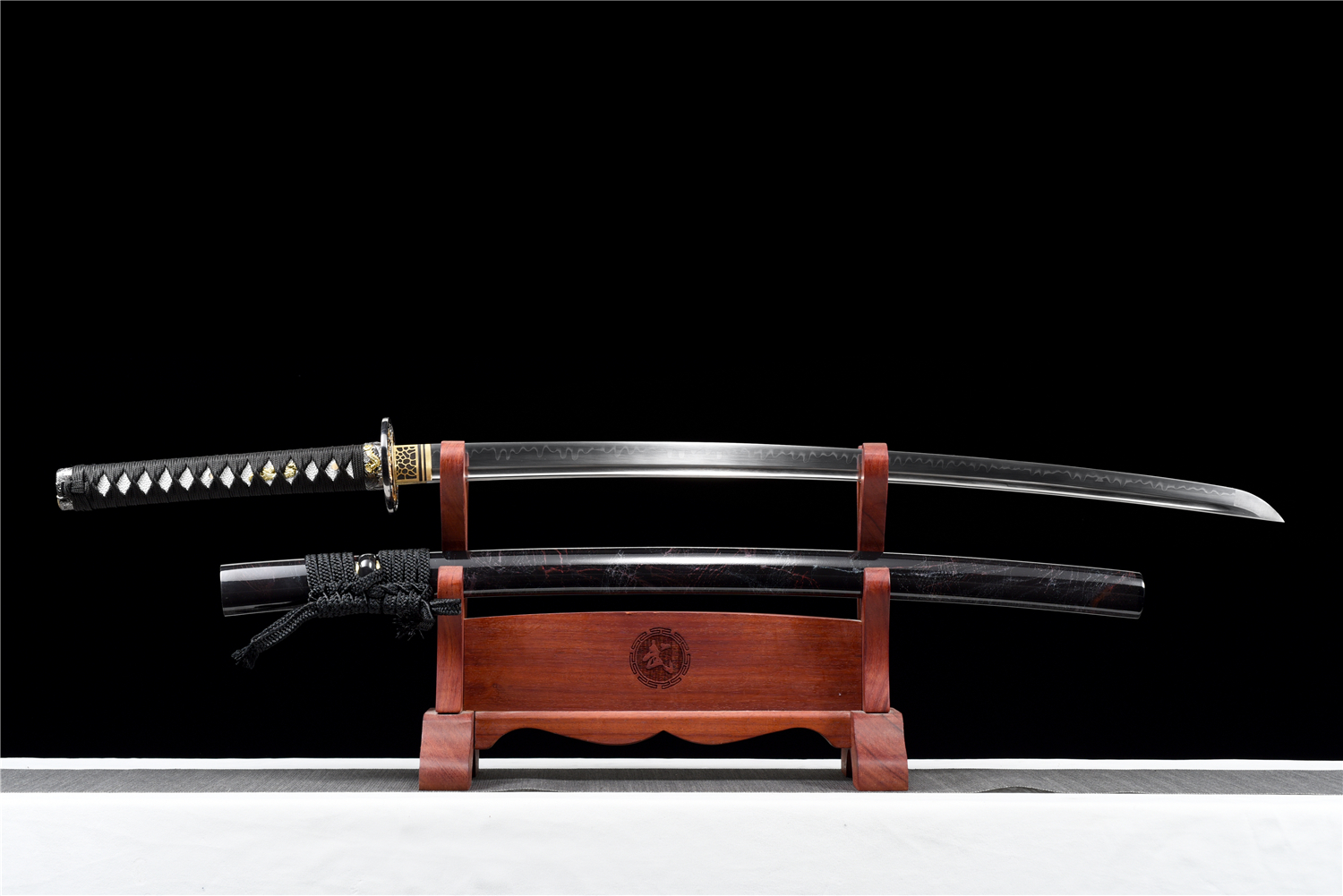 26寸黒武士打刀交叉滅 古兵器 武具 刀装具 日本刀 模造刀 居合刀 26寸黒武士打刀交叉滅 古兵器 武具 刀装具 日本刀 模造