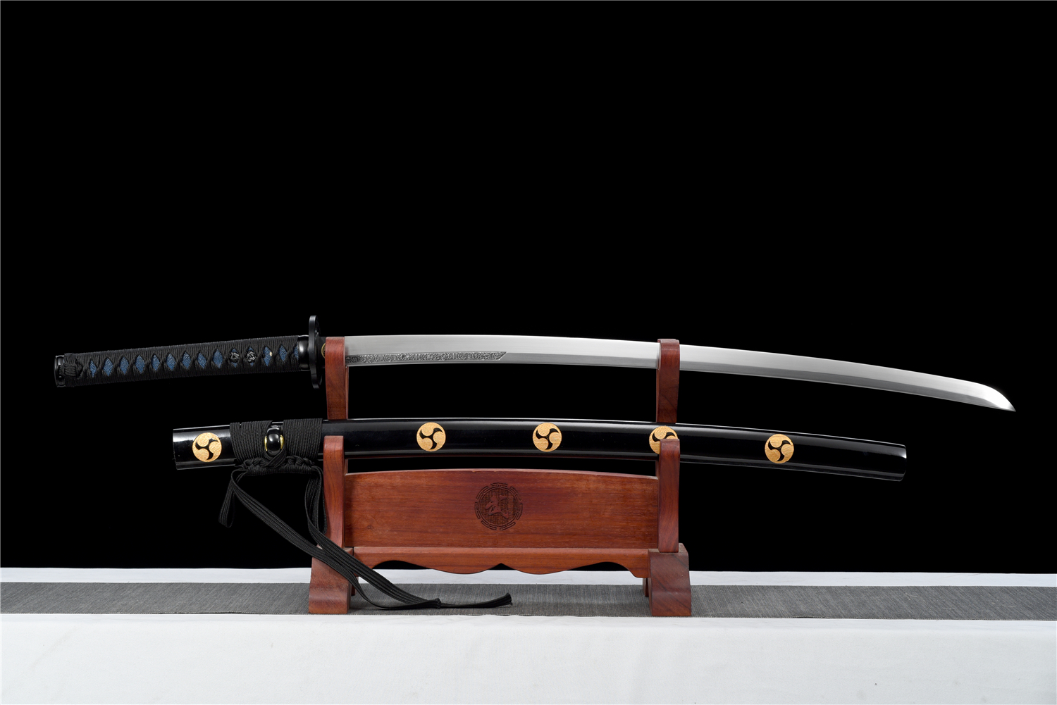 26寸百製鋼高性能研磨武士刀一九幽閻羅   武具 刀装具 日本刀 模造刀 居合刀 26寸百製鋼高性能研磨武士刀一九幽閻羅 武具 刀装具