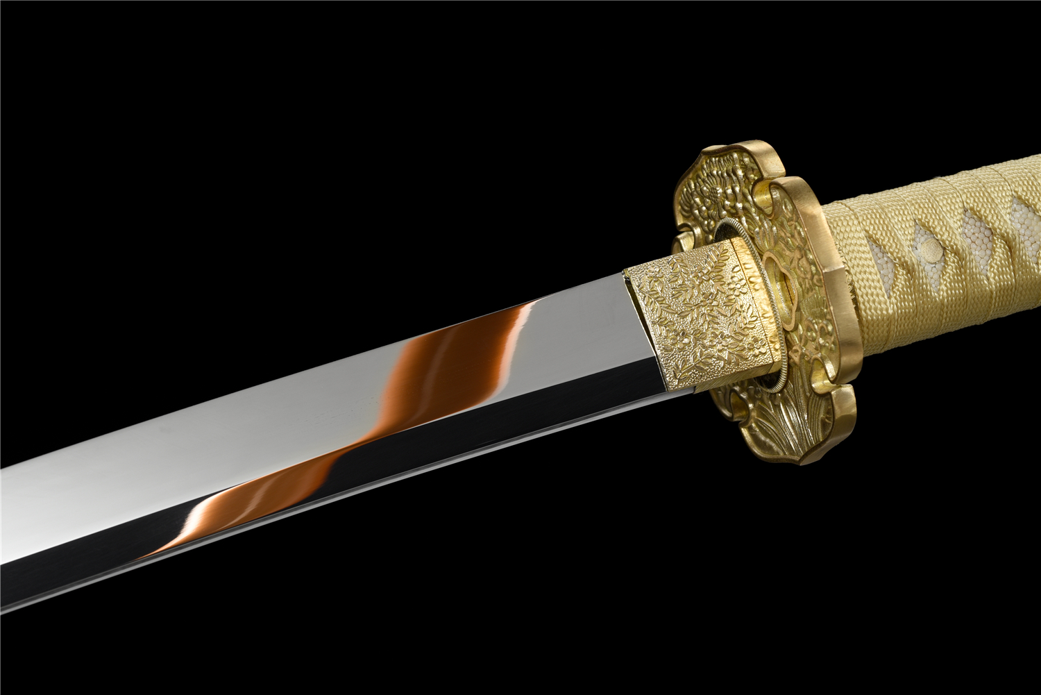 铜装高亮度镜面工艺武士刀《花魁镜面打刀》 - 刀剑产品网