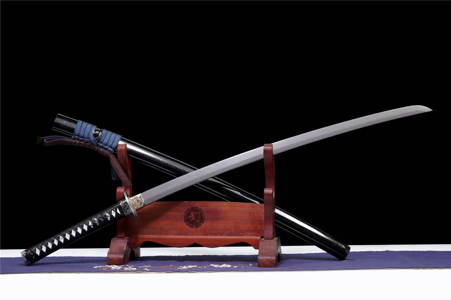 26寸銅装鋒鋼超鏡面武士刀『鏡面紅武士』 古兵器 武具 刀装具 日本刀  居合刀 预订C 高亮度镜面工艺锋钢武士刀《金蛇镜面打刀》 高性能锋钢锻