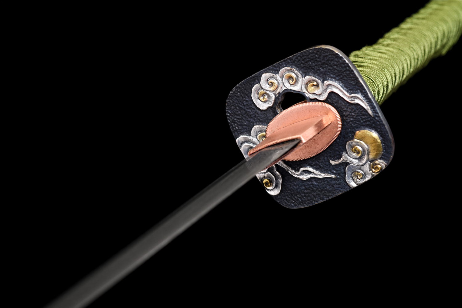 花纹钢拇指纹【祥云武士刀】 - 刀剑产品网