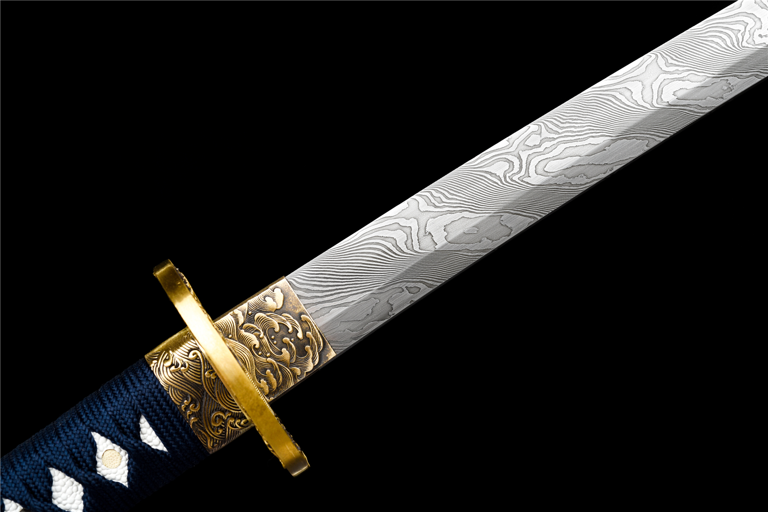 大波扭转纹武士刀【海盗】 - 刀剑产品网