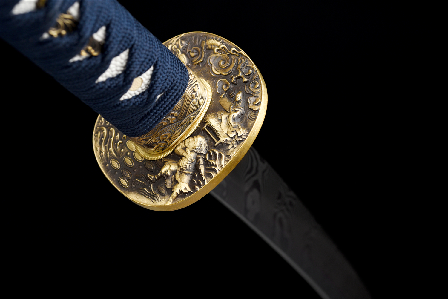 大波扭转纹武士刀【海盗】 - 刀剑产品网