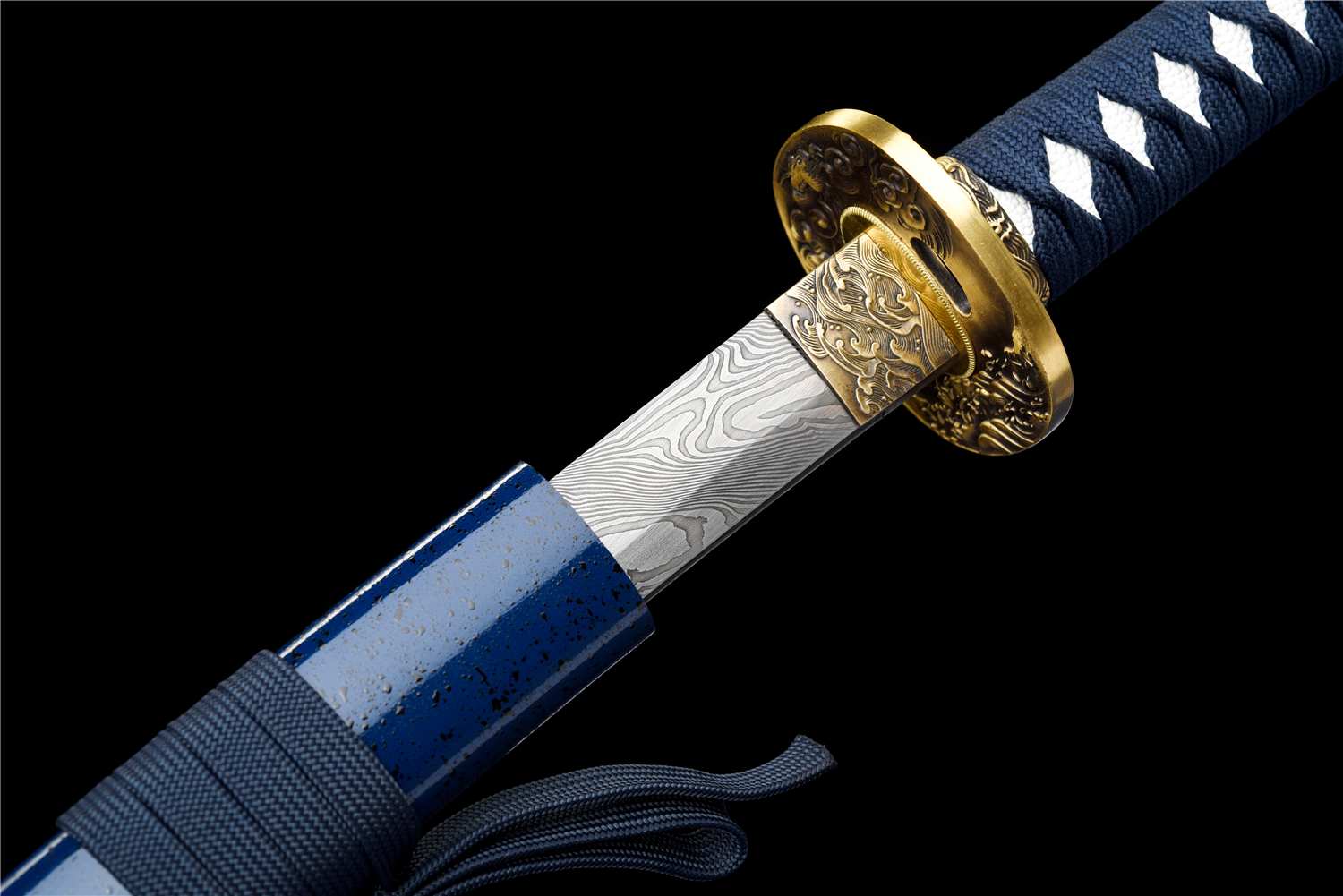 大波扭转纹武士刀【海盗】 - 刀剑产品网