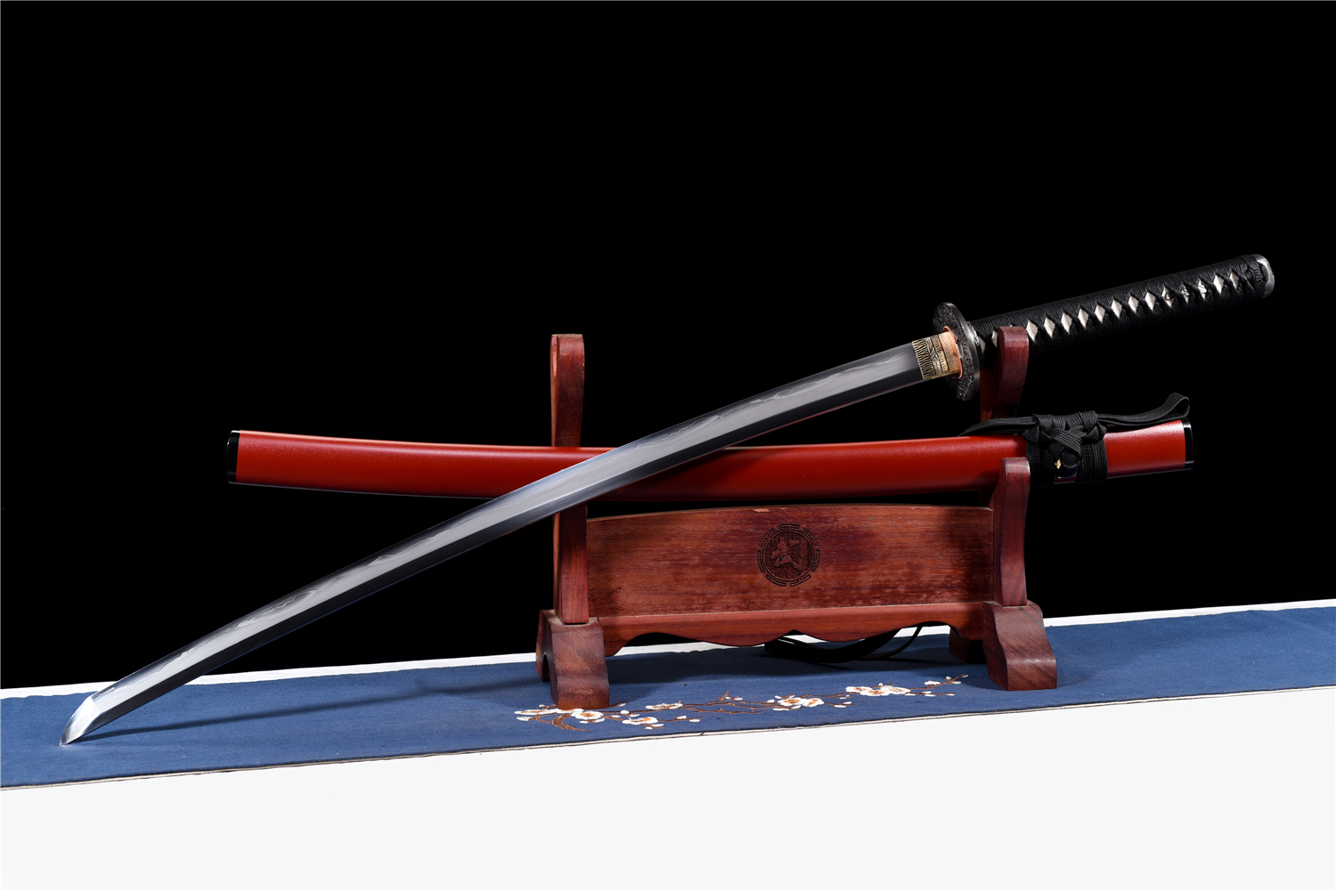 高端武士刀系列——三枚合夹钢武士刀【武玄】 - 刀剑产品网