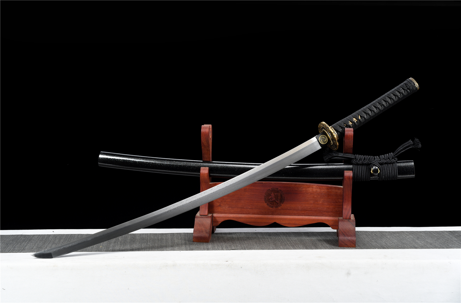 高性能花纹钢武士打刀【善恶】 - 刀剑产品网
