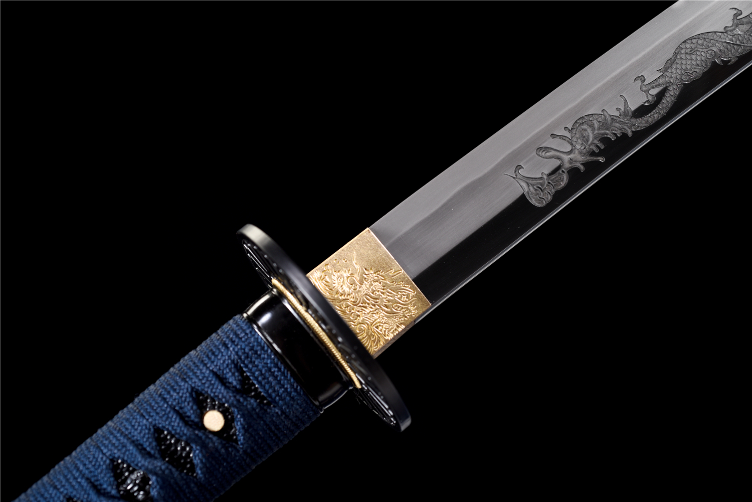 T8钢烧刃直刃纹日式三色研【海风武士刀】 - 刀剑产品网